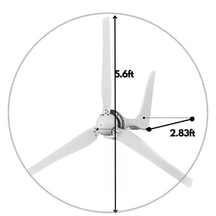 Automaxx 1500W Wind Turbine Generator Kit (Bundle Set)