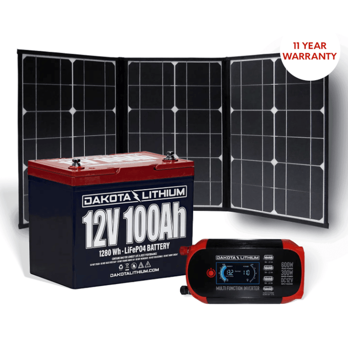 Dakota Lithium 12V 25Ah Off-Grid Power System