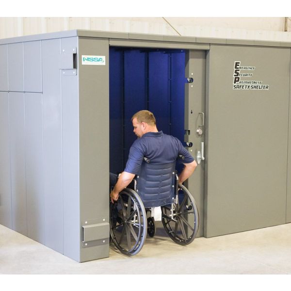 Swisher 20-Person Safety Shelter, Wheelchair Accessible