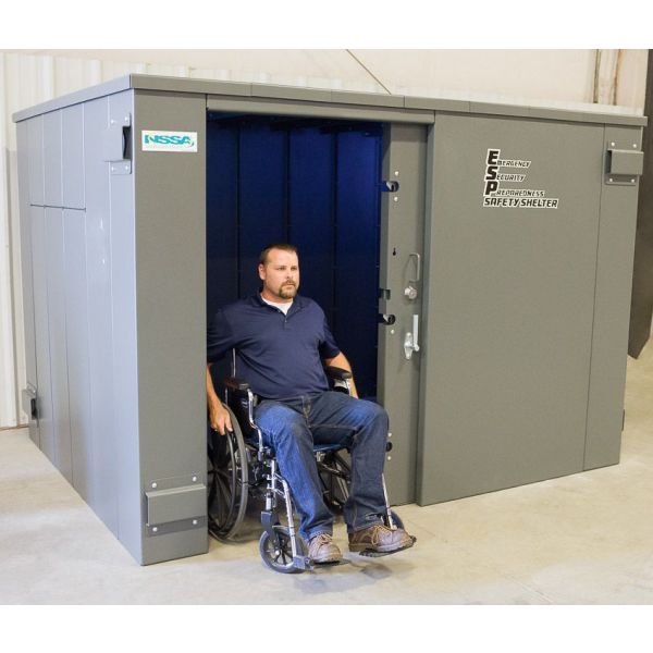 Swisher 20-Person Safety Shelter, Wheelchair Accessible